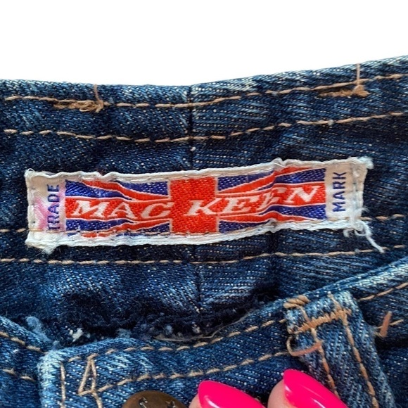Vintage 1970s Straight Leg Mac Keen Jeans - Picture 3 of 6